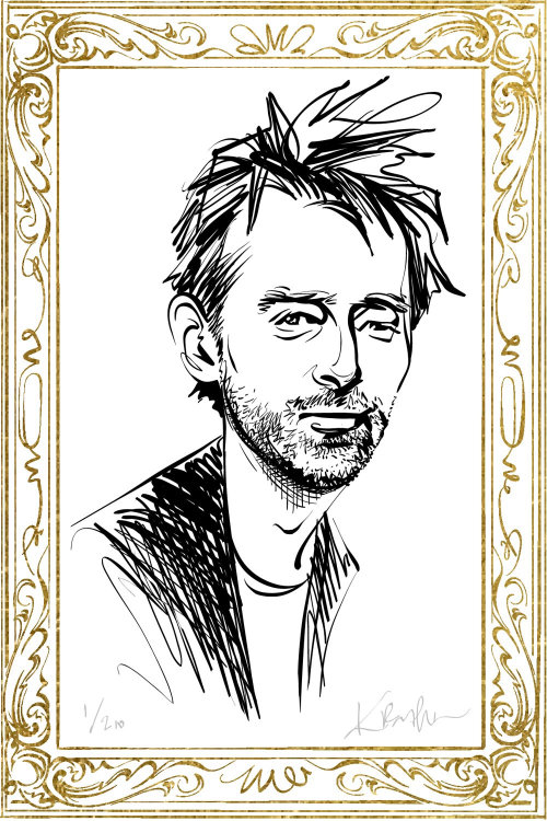 Portrait of Thom Yorke
