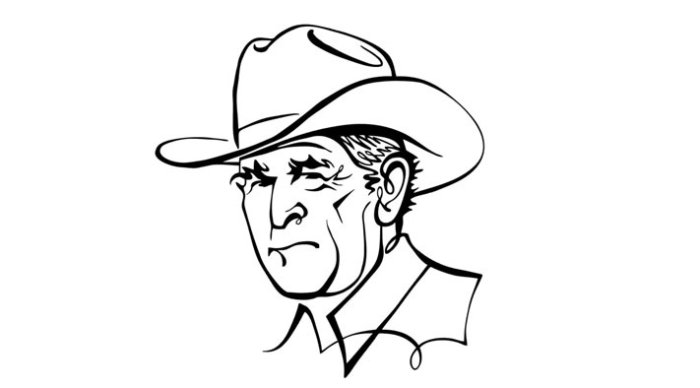 Animation portrait of Bush Winces