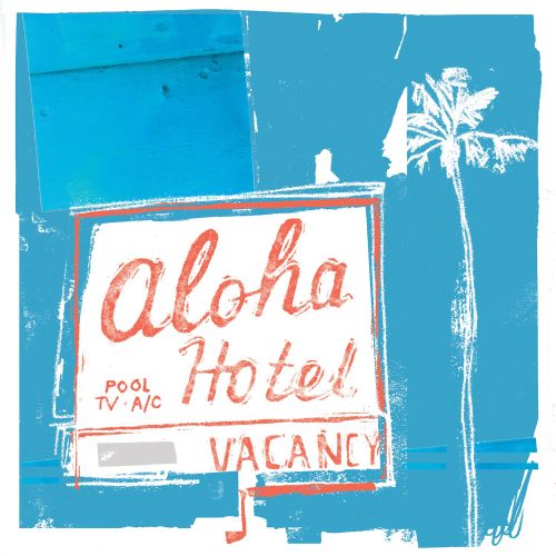 Lettering Aloha hotel
