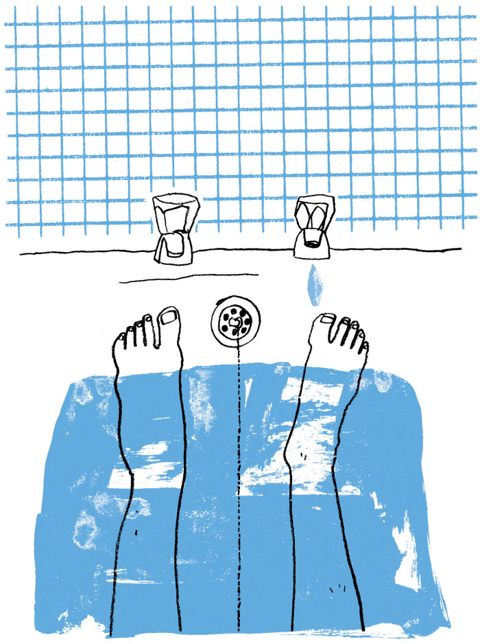 Editorial illustration of Bathtub