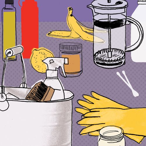 Illustration of kitchen utensils and ingredients by Kavel Rafferty
