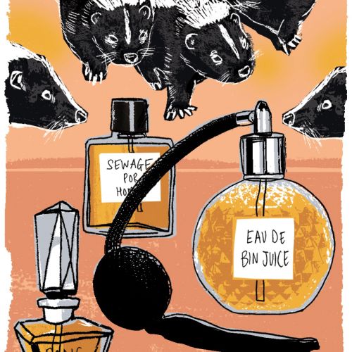 Skunks and perfume for Simple Things magazine