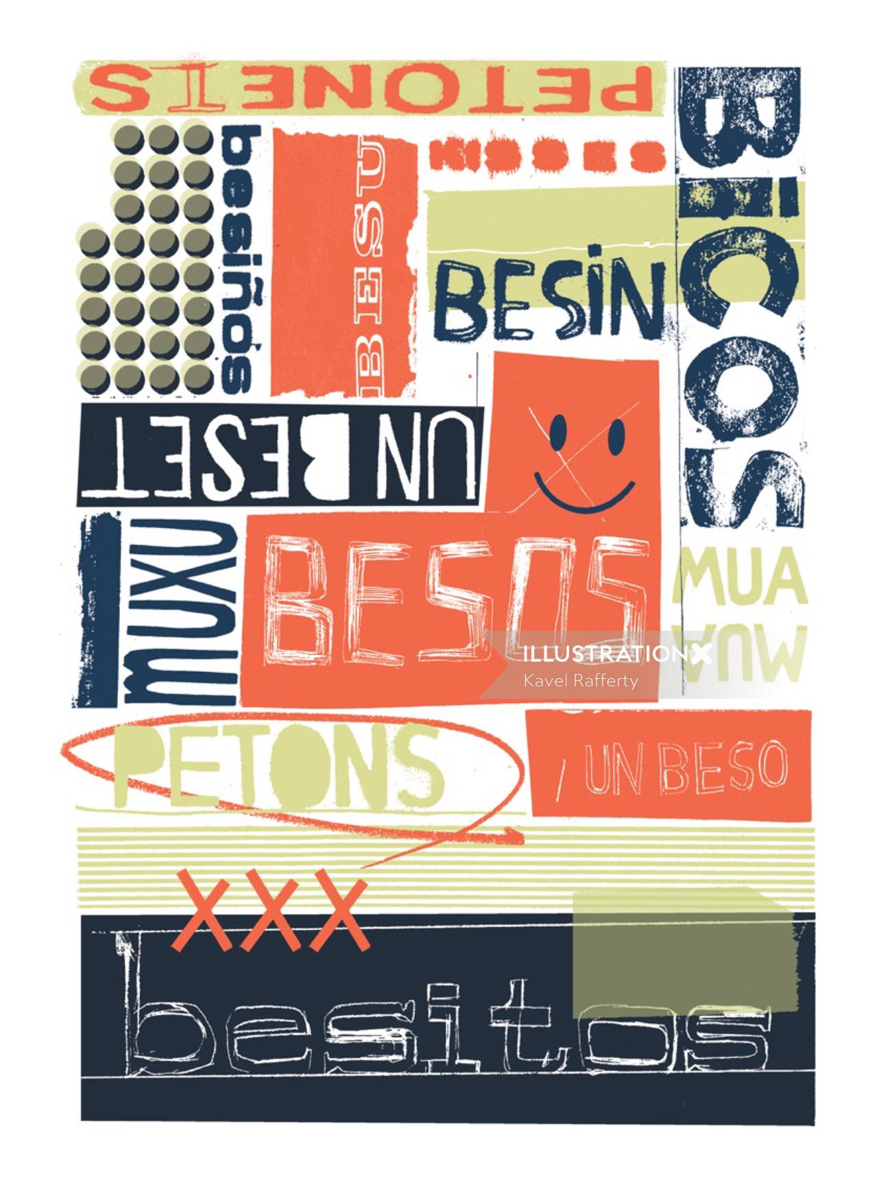 Typographical illustration