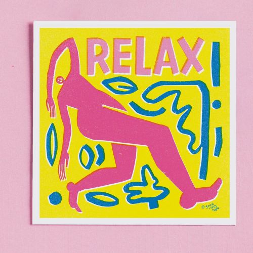 Relax mode typography