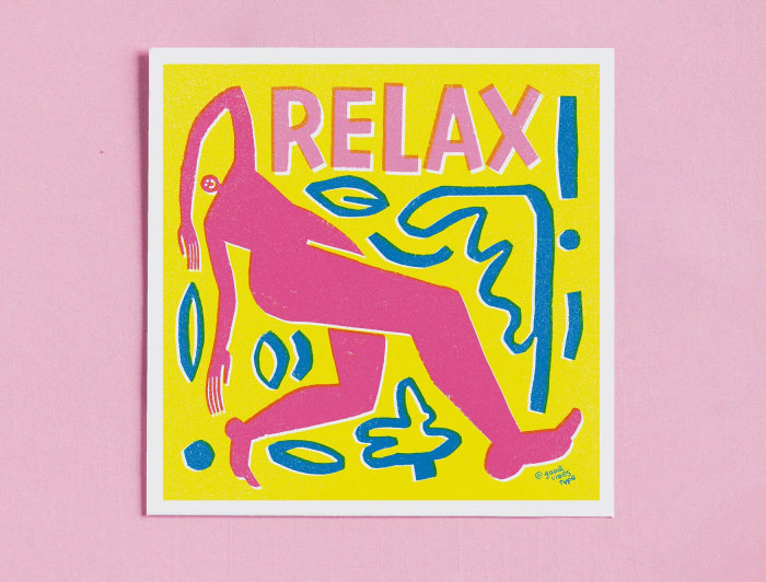 Relax mode typography