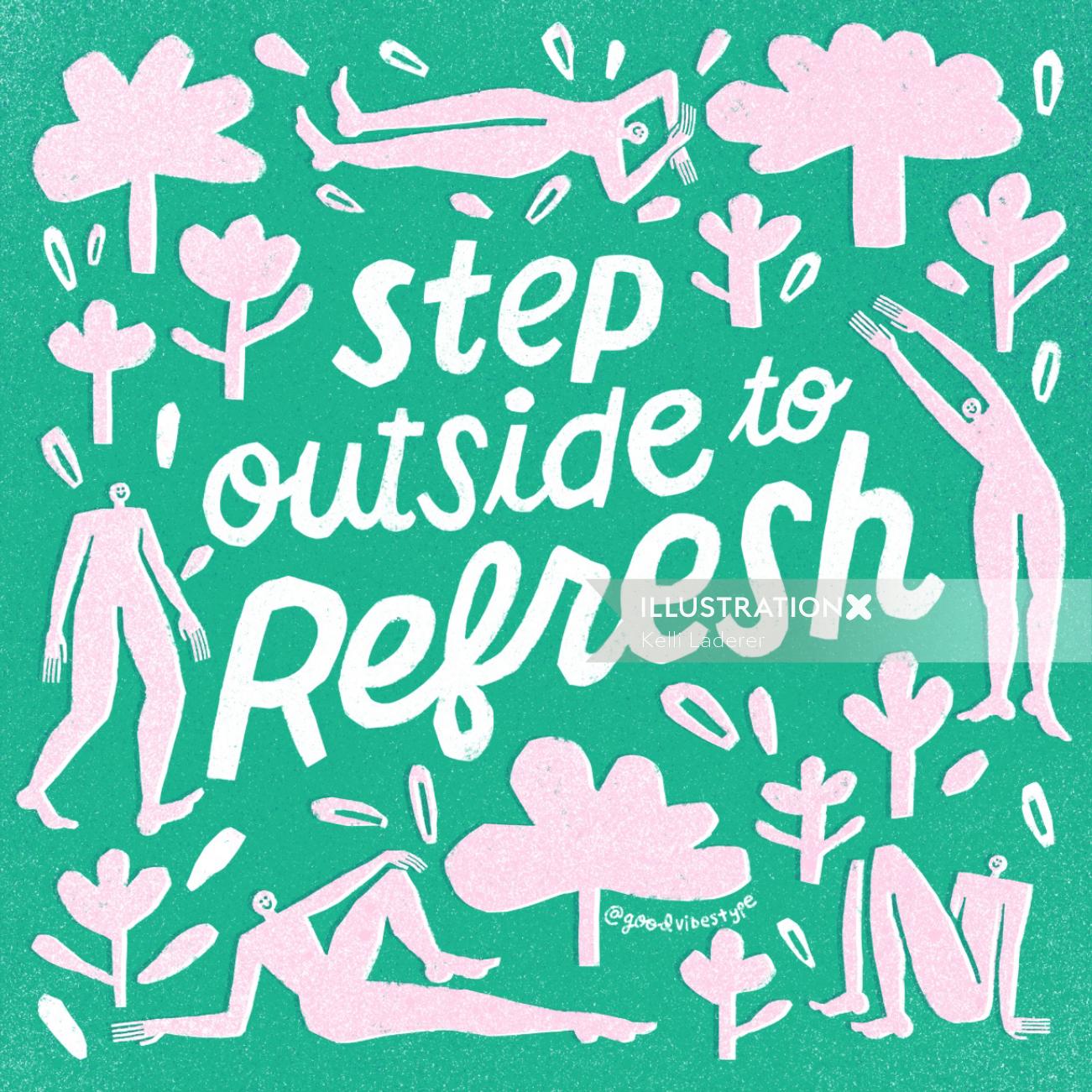 Step outside to refresh