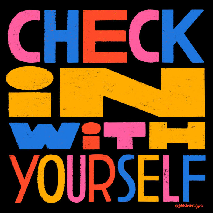 Check In With Yourself Gif Animation
