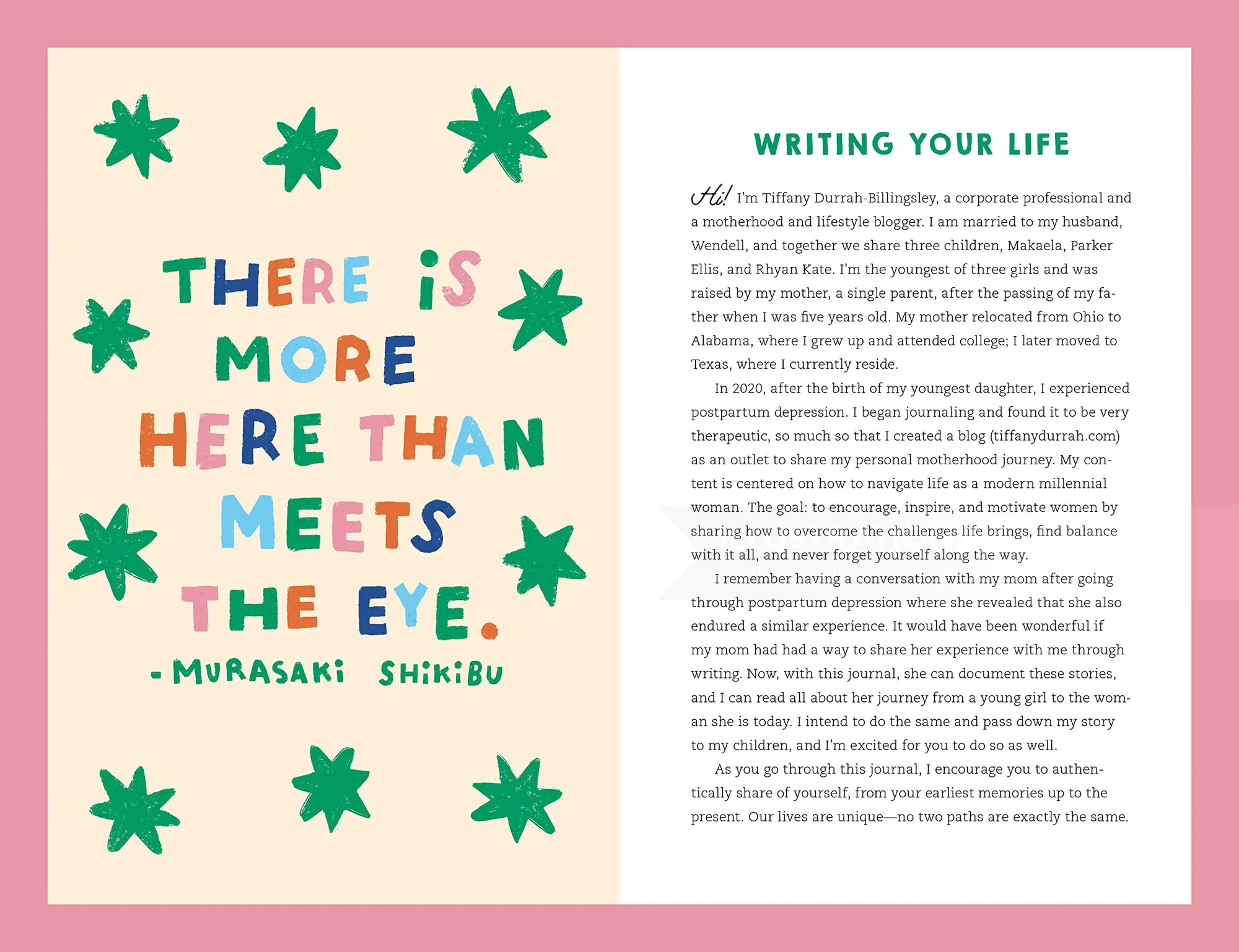 Colorful handlettered quote 'There is more than meets the eye' by Kelli Laderer