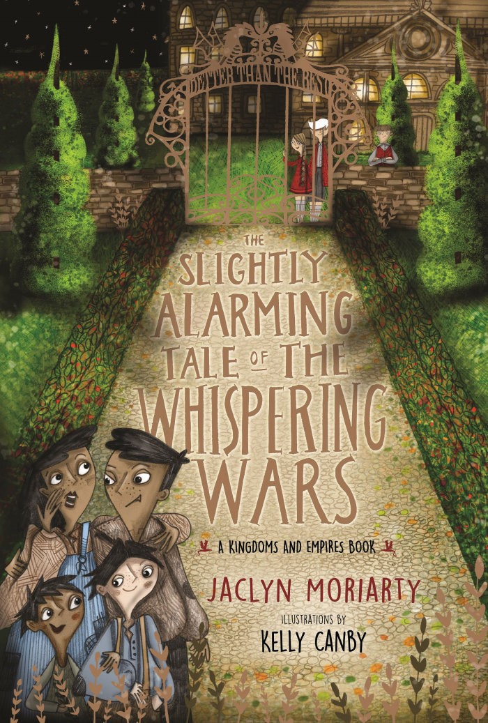 Design de capa de livro para Slighty Alamring Tale &quot;The Whispering Wars