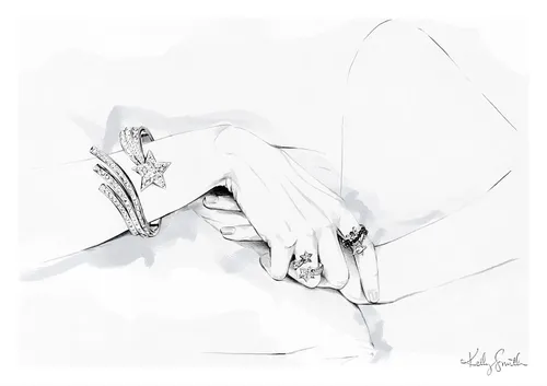 Personal work based on Chanel's Comète collection
