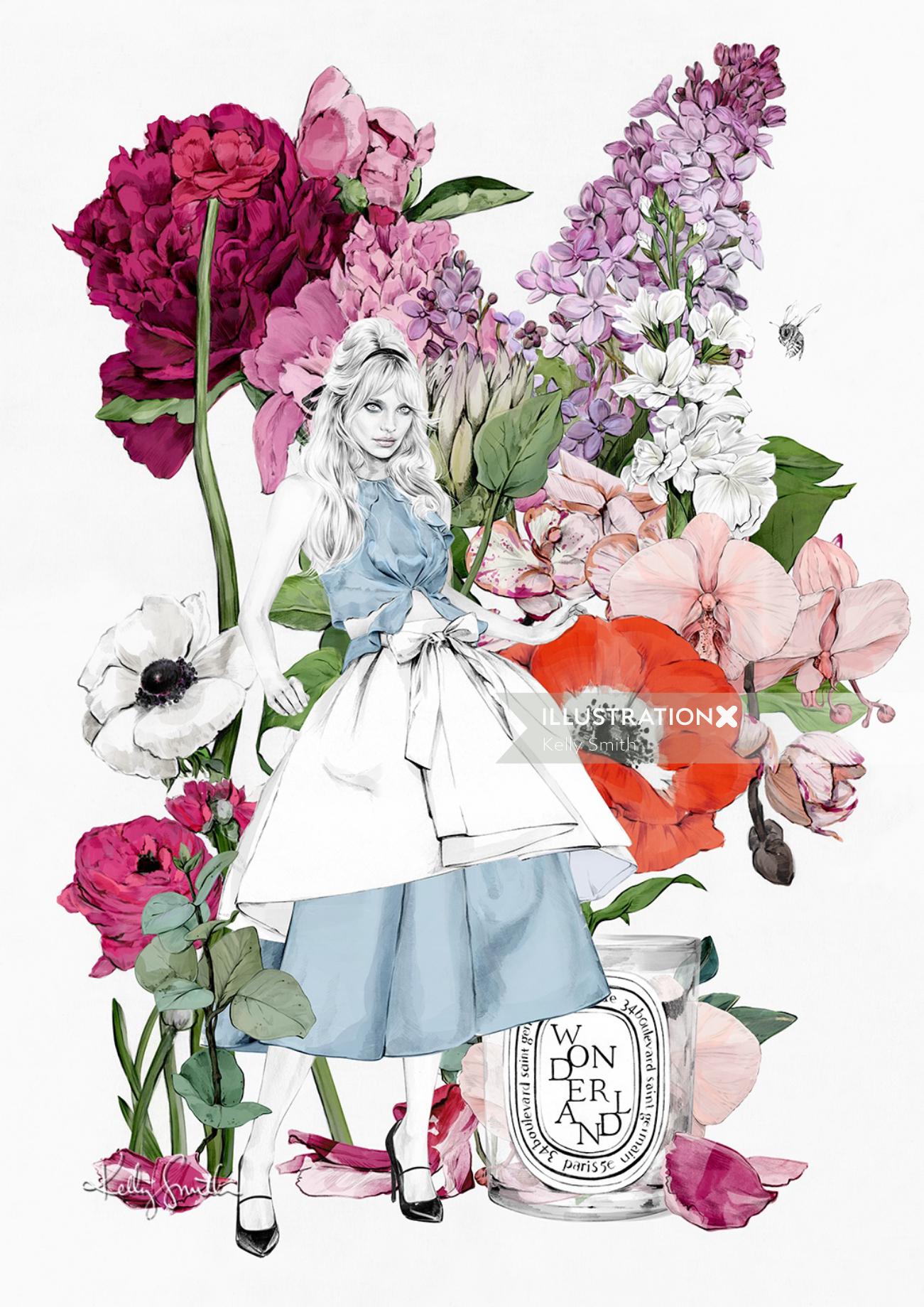 Illustration of Alice's Adventures in Wonderland