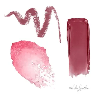 Digital painting of Lip Smears