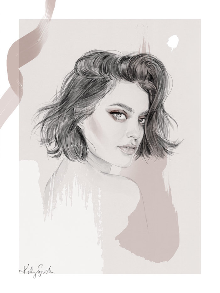 Retrato de Karen Wazen-Bakhazi para Harper&#39;s Bazaar Arabia