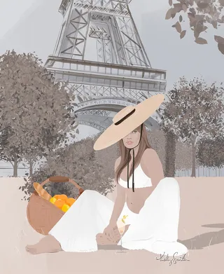 Depicting of Parisian culture and sophisticated style