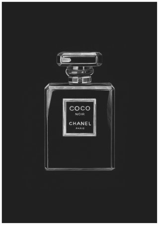 Ilustração para Coco Chanel Noir