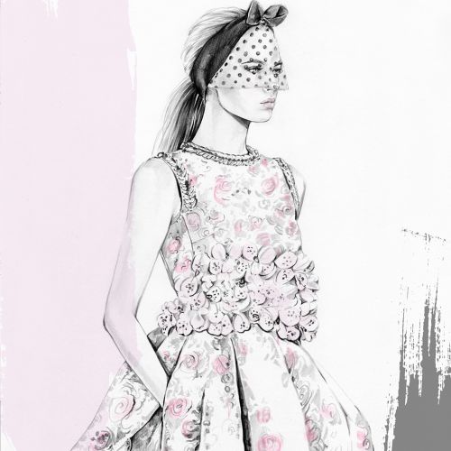 Lady fashion illustration