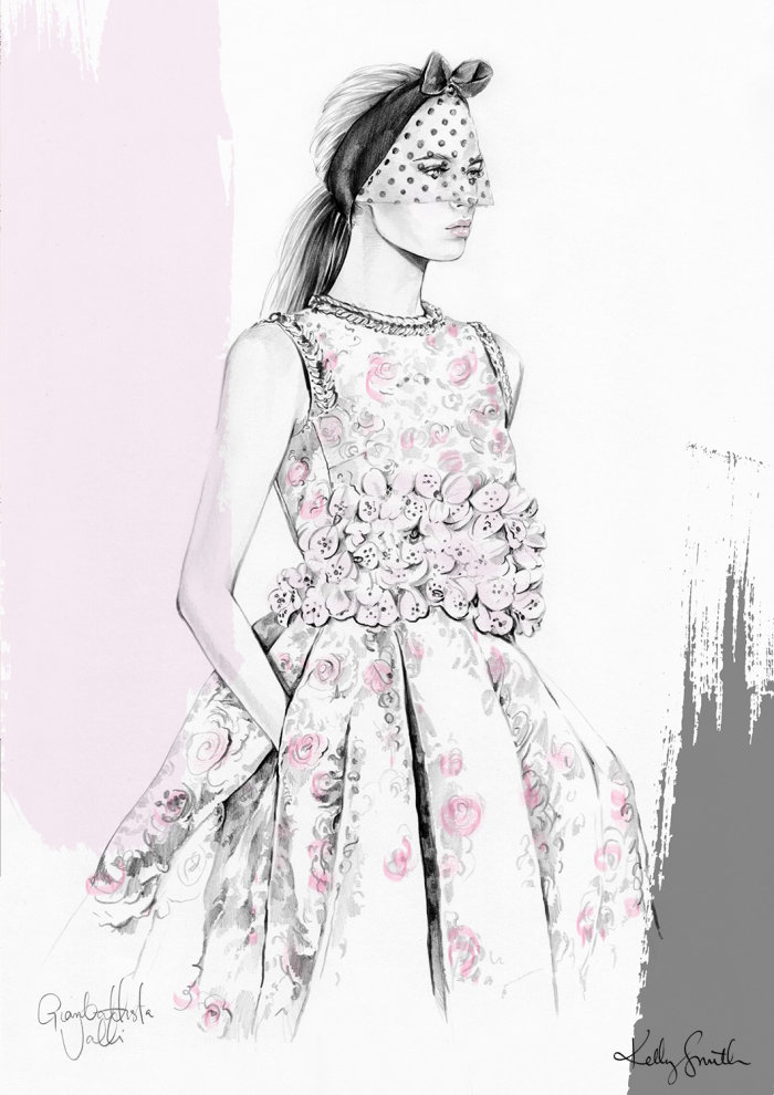Lady fashion illustration
