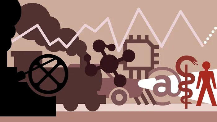 Abstract industrial and scientific shapes and machinery by Klaus Meinhardt