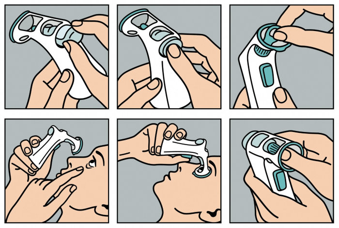Ophthalmology equipment illustration by Klaus Meinhardt