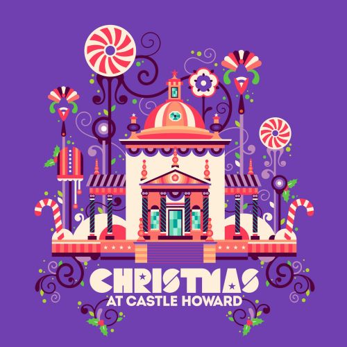 Gif animation of Christmas at Castle Howard