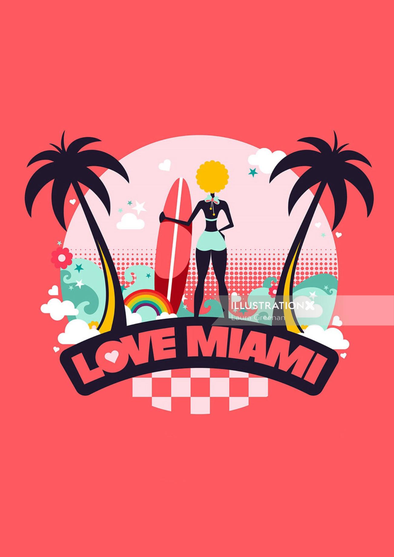 Love Miamiのプロモーションポスター
