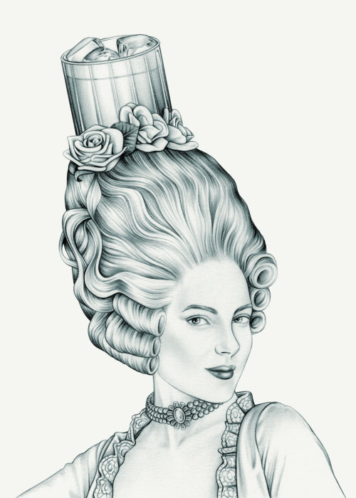 woman illustration for the cocktail book Are You There God, It’s Me, Margarita!