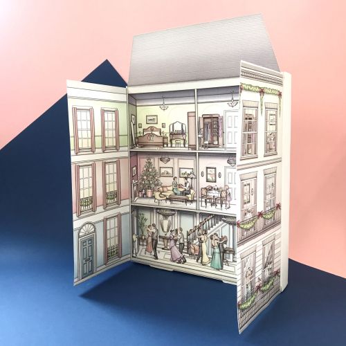 Box design is inspired by townhouses