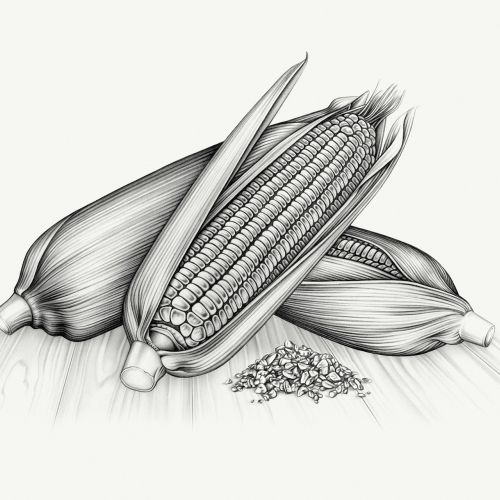 Sweet Corn food illustration