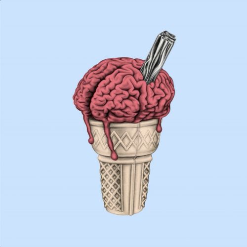 Brain ice-cream gif animation
