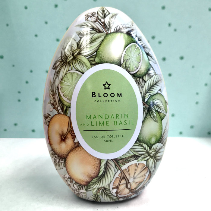 Embalagem Bloom&#39;s Lime Basil and Mandarin Easter