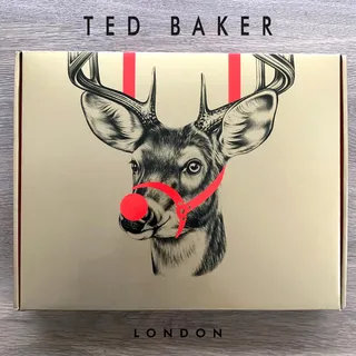 Desenho a lápis da caixa de presente de Ted Baker