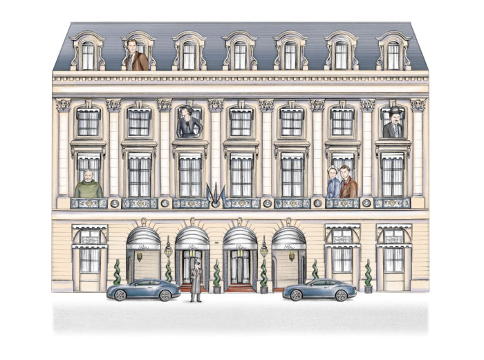 Le bâtiment Ritz à Paris