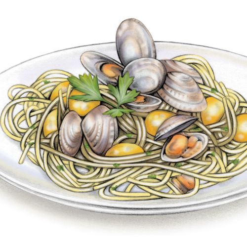 Noodles Food Artwork By London Based Illustrator