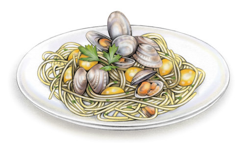 Noodles Food Artwork de London Illustrator