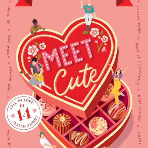 Valentine's Day heart-shaped chocolate box with people celebrating by Lauren Mortimer Colours
