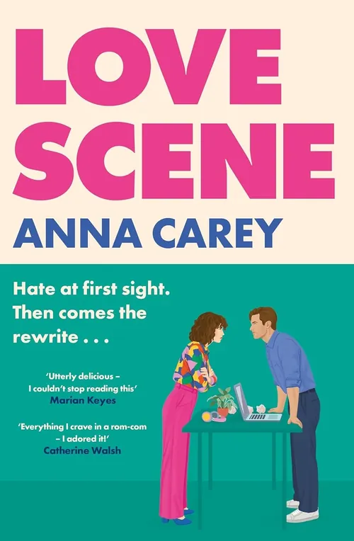 Book cover for Love Scene by Anna Carey, illustrated by Lauren Mortimer Colours