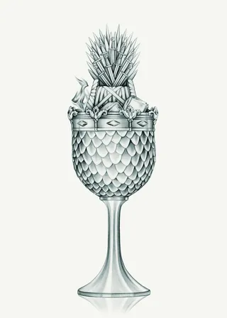 Boire une illustration du cocktail Game of Thrones &quot;Game of Thrones&quot;