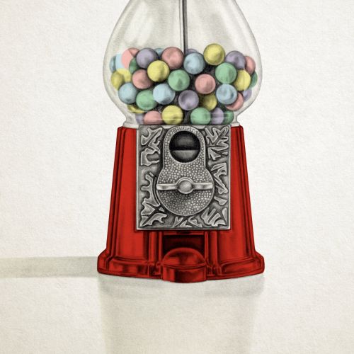 Photo realistic of Gumball Machine