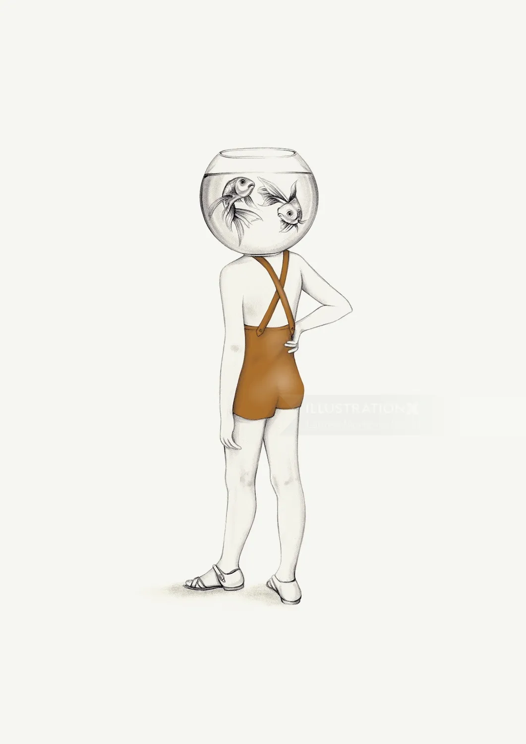 An illustration Of Pisces Horoscope Headed