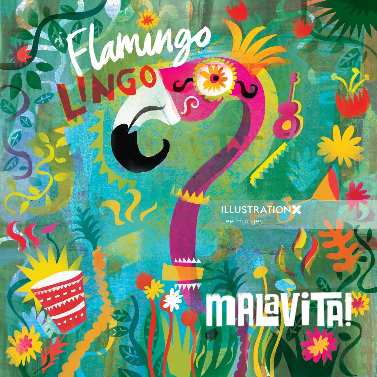 Cover design for Malavita album 