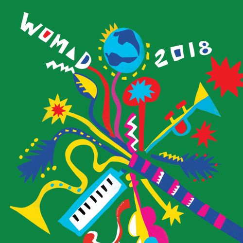Womad-2018 poster illustration