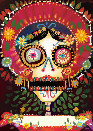Gráfico Mexicano Dia de los Muertos
