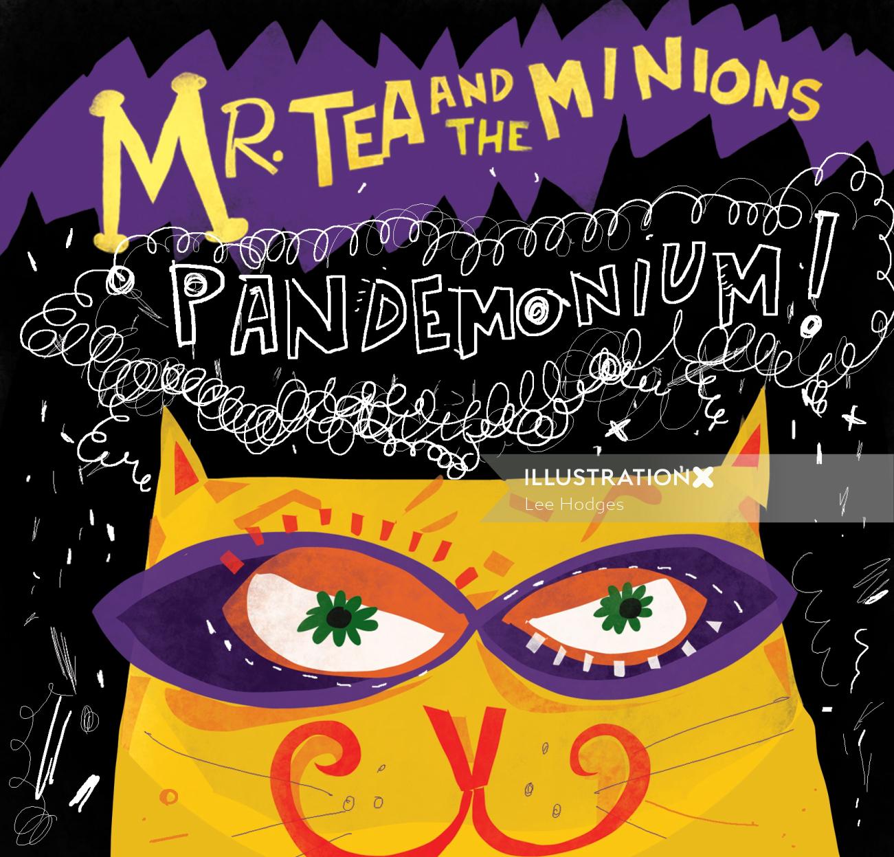 Arte de portada musical de Mr. Tea and the Minions Pandemonium