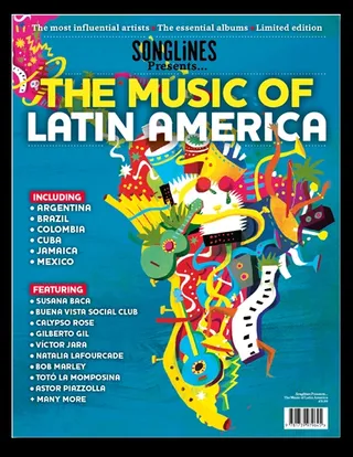 South American music tour map