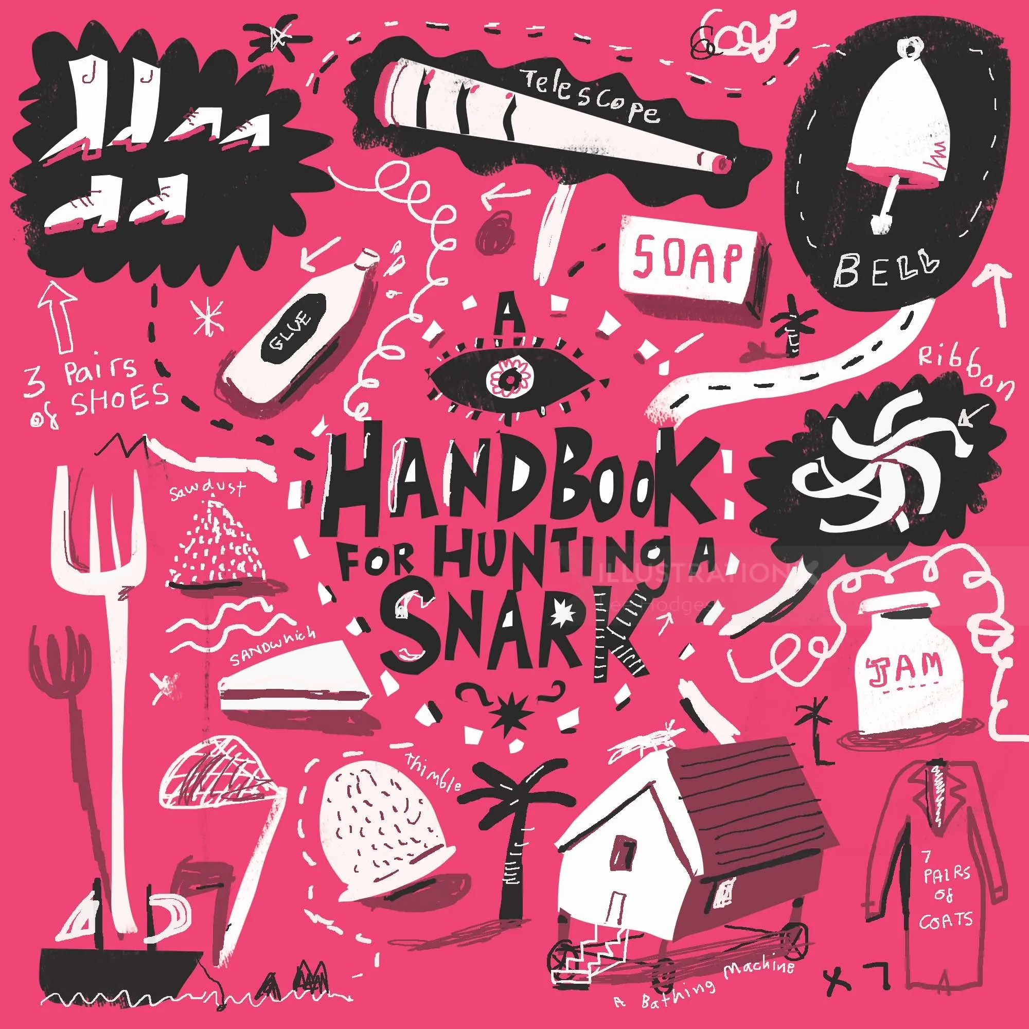 Illustrated Snark hunting handbook by Lee Hodges