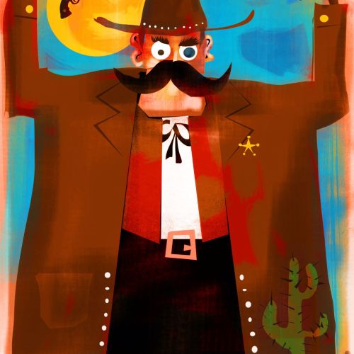 An illustration of Cowboy