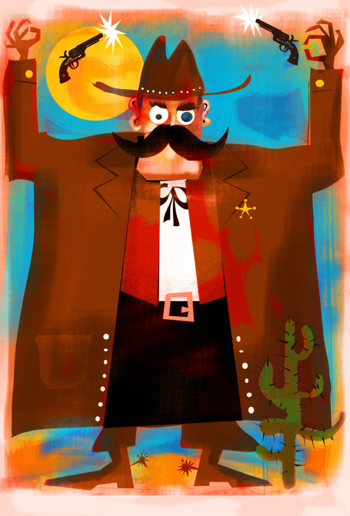 An illustration of Cowboy