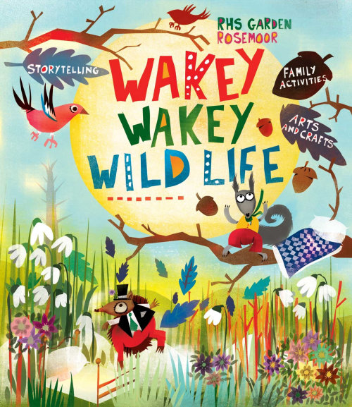 Wakey Wakey Wildlife lettering illustration