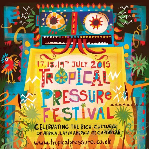 Poster art for Tropical pressure festival