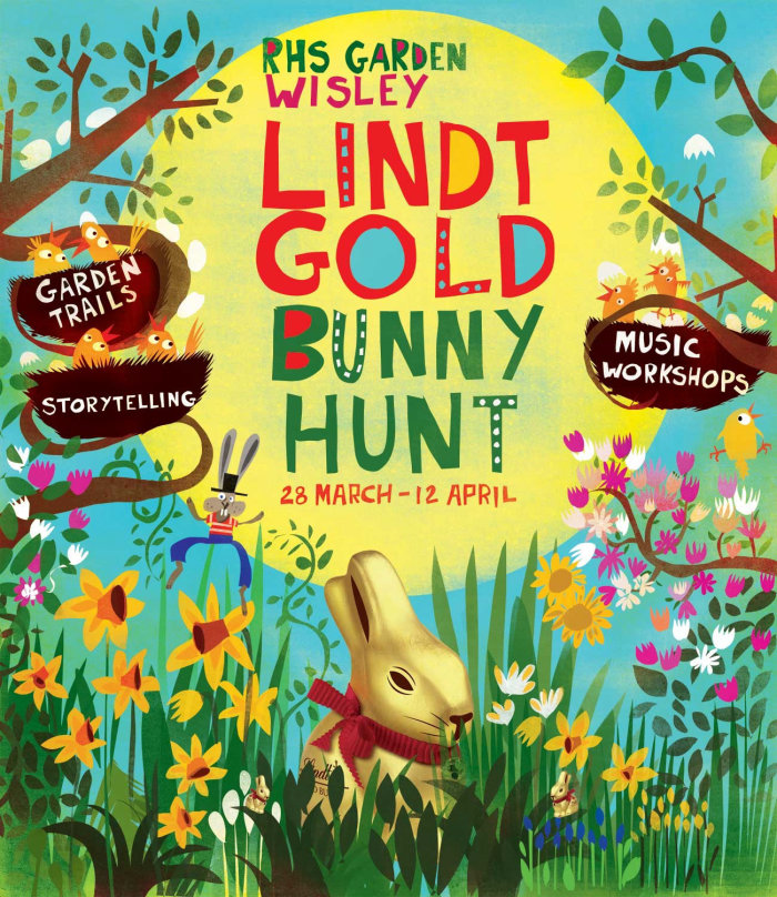 Lint Gold Bunny Hunt-RHS campaign poster
